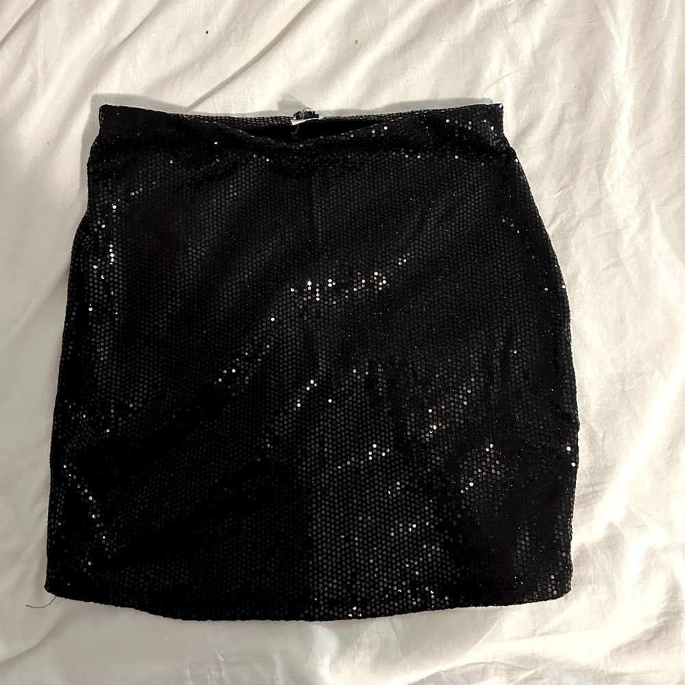 Black Sparkle Skirt
